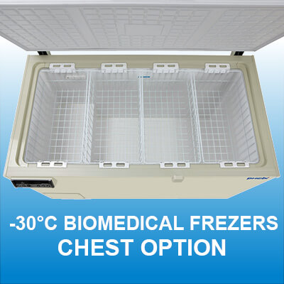 -30ºC biomedical freezers chest option