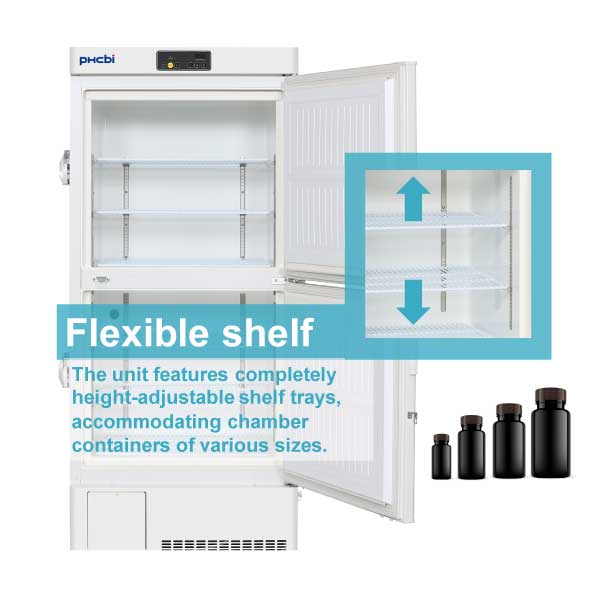 MDF-MU330H flexible shelves
