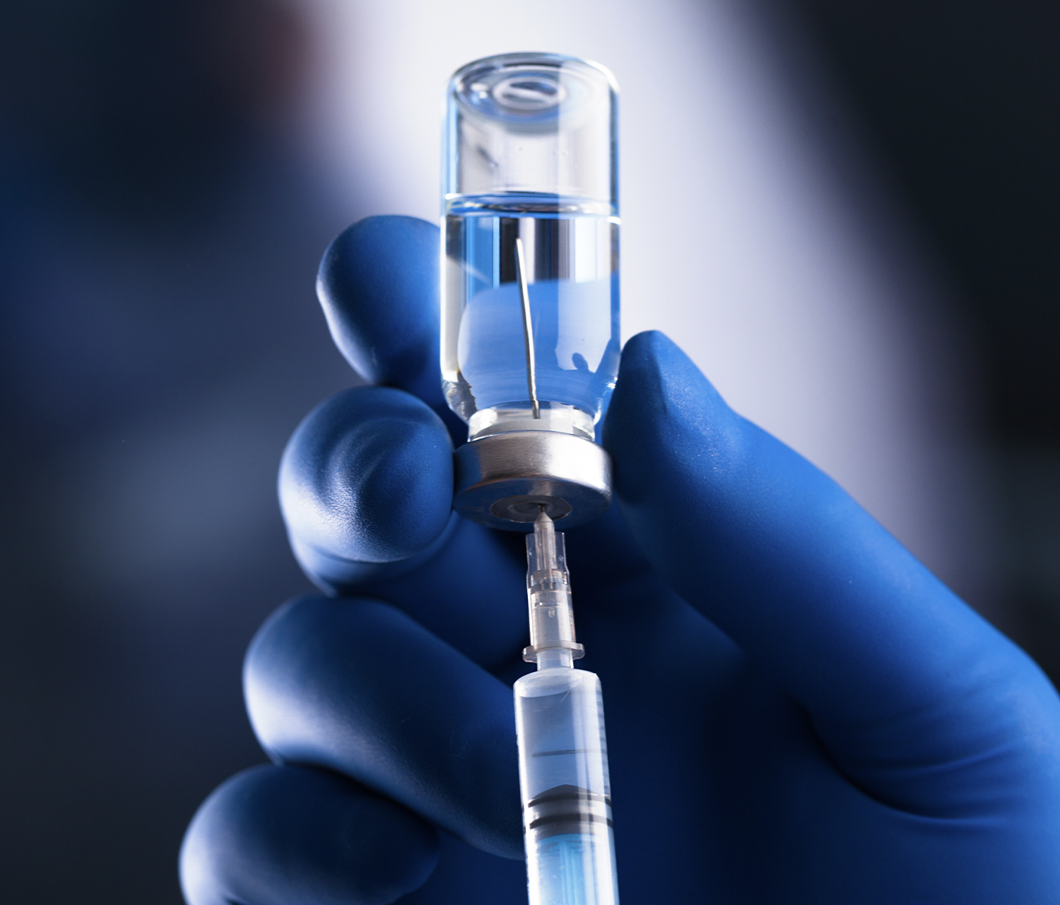 Vaccine stored in a ultra-low temperature freezer