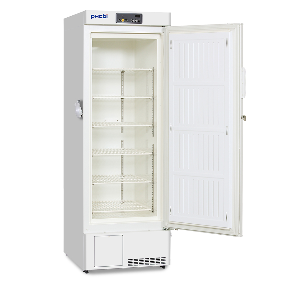 Biomedical freezer MDF-MU339HL-PA with door open