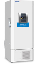 VIP ECO ultra low freezer.  This upright lab freezer model is MDF-DU502VHA-PA