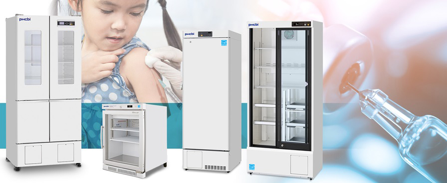 vaccination freezers and refrigerators