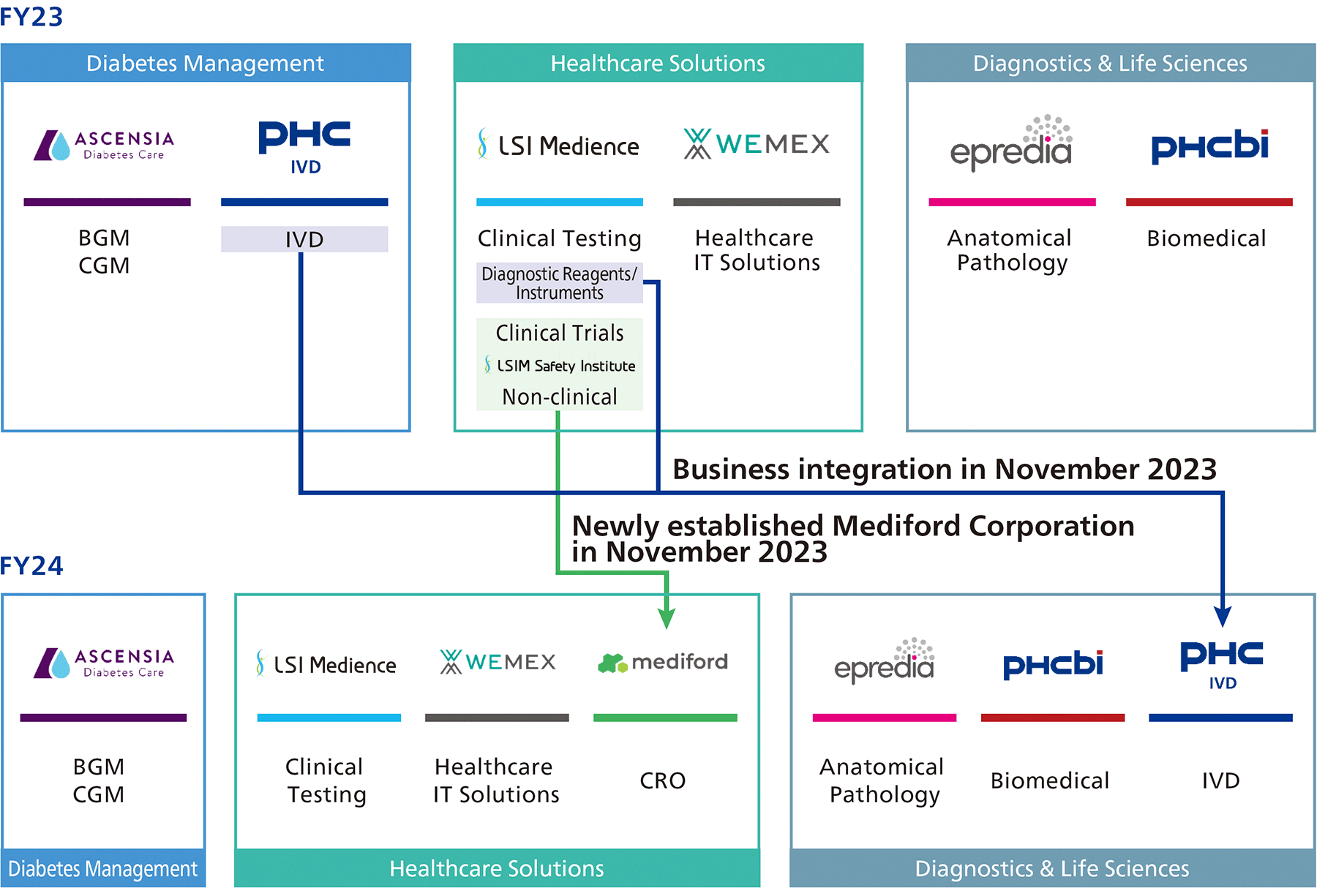 Business Restructuring within the Group and Business Domain Realignment